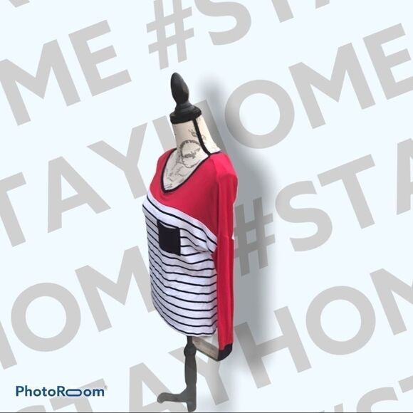 Zenana Outfitters Small Red Long Sleeve Blouse - Picture 8 of 9